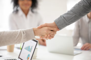 People shaking hands